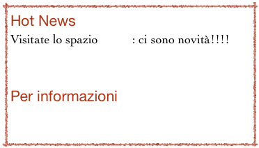 Hot News
Visitate lo spazio eventi: ci sono novità!!!!
Aiutaci a migliorare il nostro sito!

Per informazioni
info@prolococastelgandolfo.it
Iscriviti alla nostra newsletter!